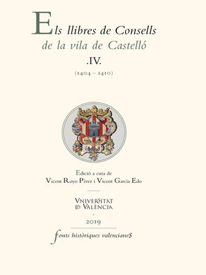cover image of Els llibres de Consells de la vila de Castelló IV